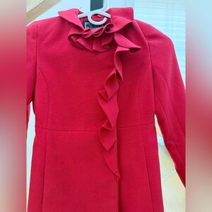 Rothschild Red Girl Dress Coat
